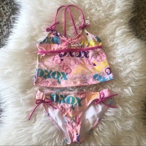 XOXO Girl Swim Tankini Set